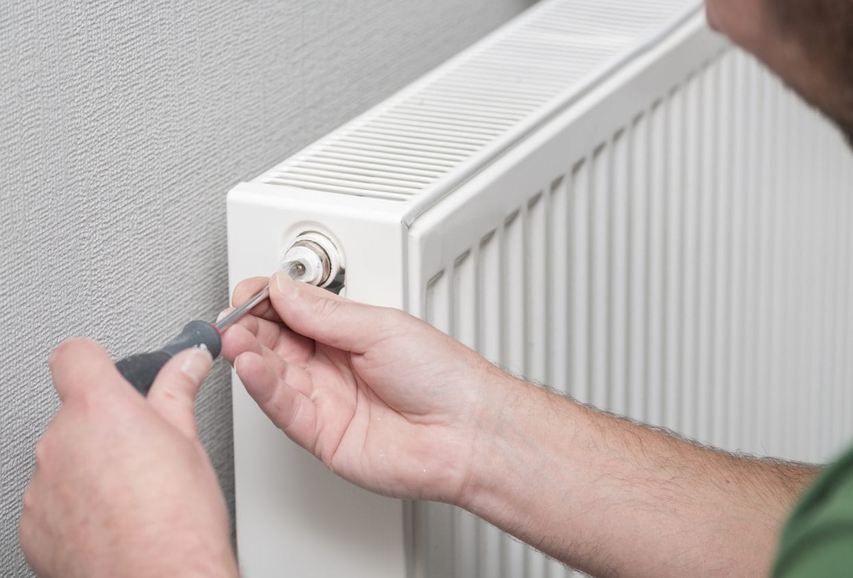 Radiator installation in Norwich by Allstar Systems heating engineers