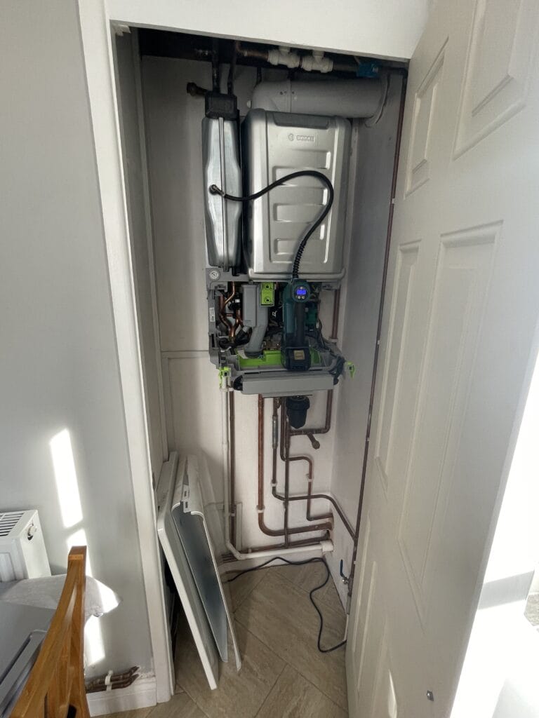Why Recurring Boiler Pressure Loss in Long Stratton Should Not Be Ignored | Allstar Systems Ltd Heating engineer checking recurring boiler pressure loss in a Long Stratton home