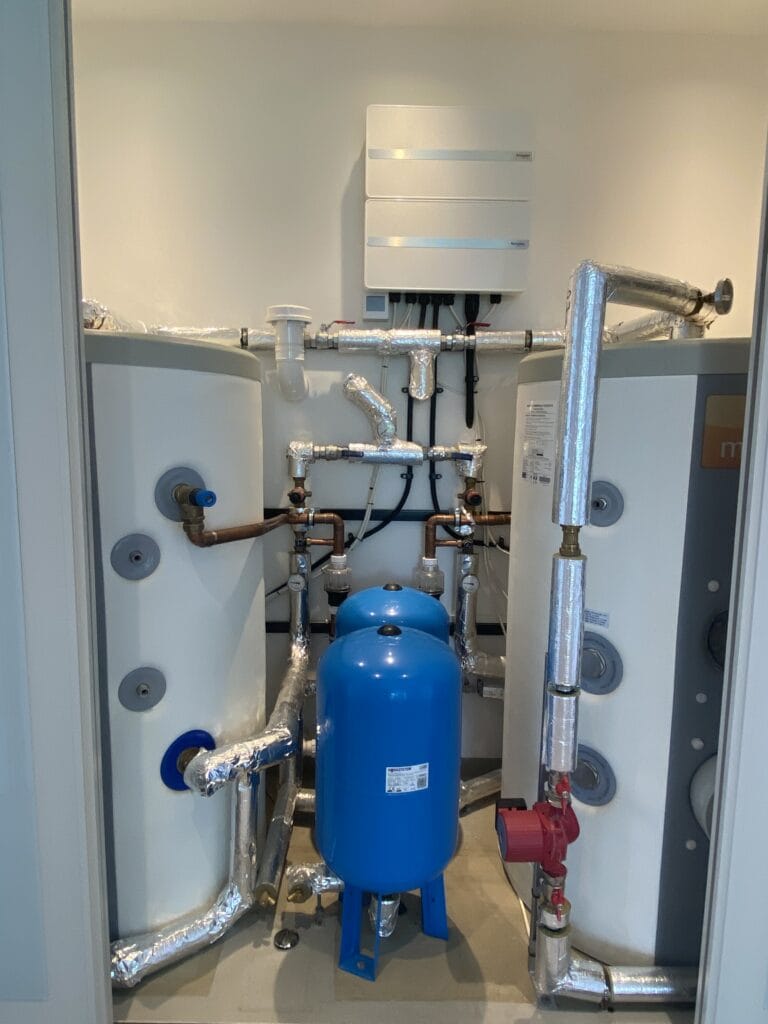 Commercial Plumbing and Heating Support for Long Stratton Workshops, Offices and Mixed-Use Premises | Allstar Systems Ltd Commercial plumbing and heating engineer working at a Long Stratton mixed-use premises