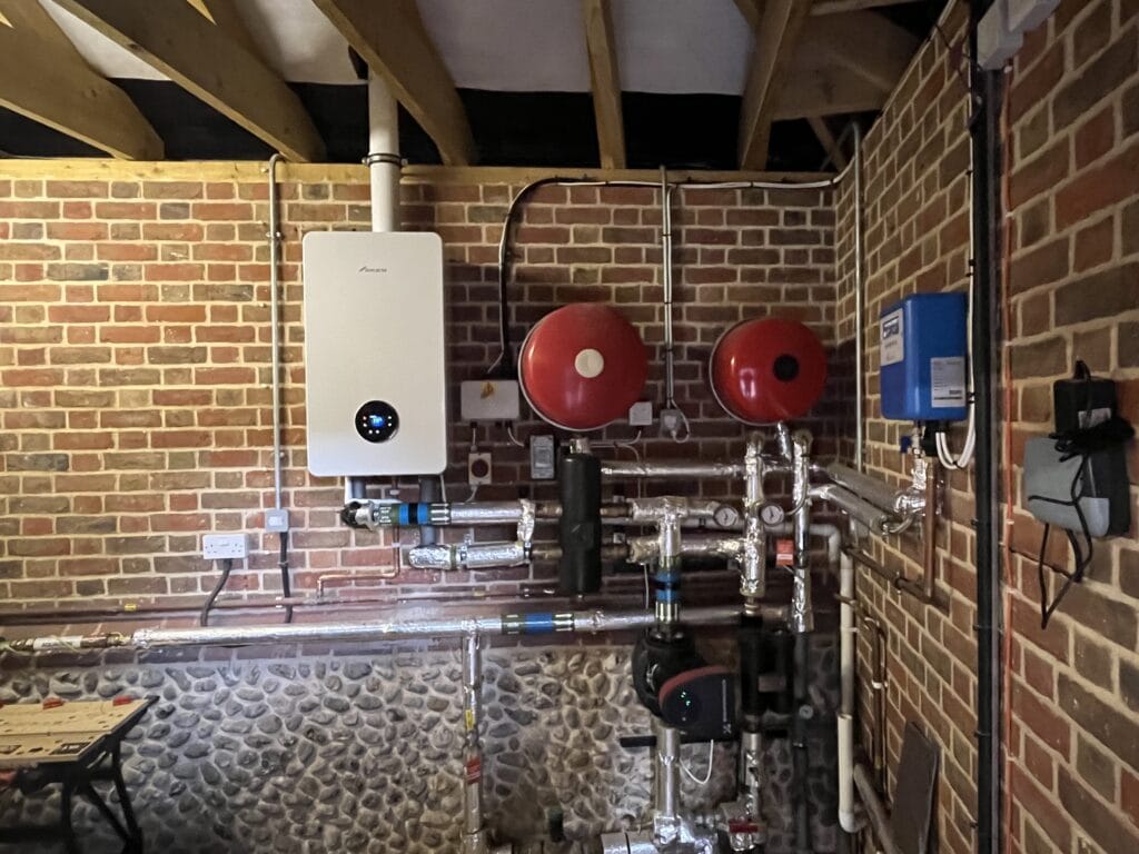 Planned Plumbing and Heating Support for Hunstanton Cafés, Arcades and Seasonal Visitor Premises | Allstar Systems Ltd Commercial plumbing and heating engineer working at a Hunstanton visitor premises