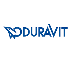 Duravit logo in blue on white background