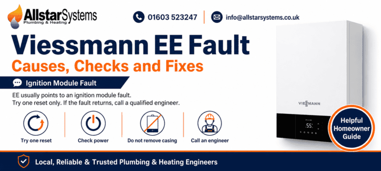 Viessmann EE ignition module fault guide from Allstar Systems Plumbing and Heating