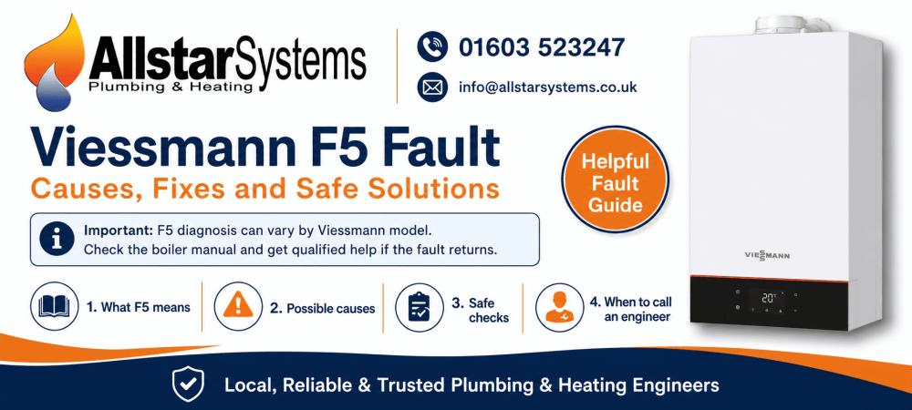 Viessmann F5 fault guide from Allstar Systems Plumbing and Heating