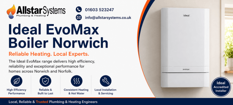 Ideal EvoMax boiler featured image from Allstar Systems Plumbing and Heating