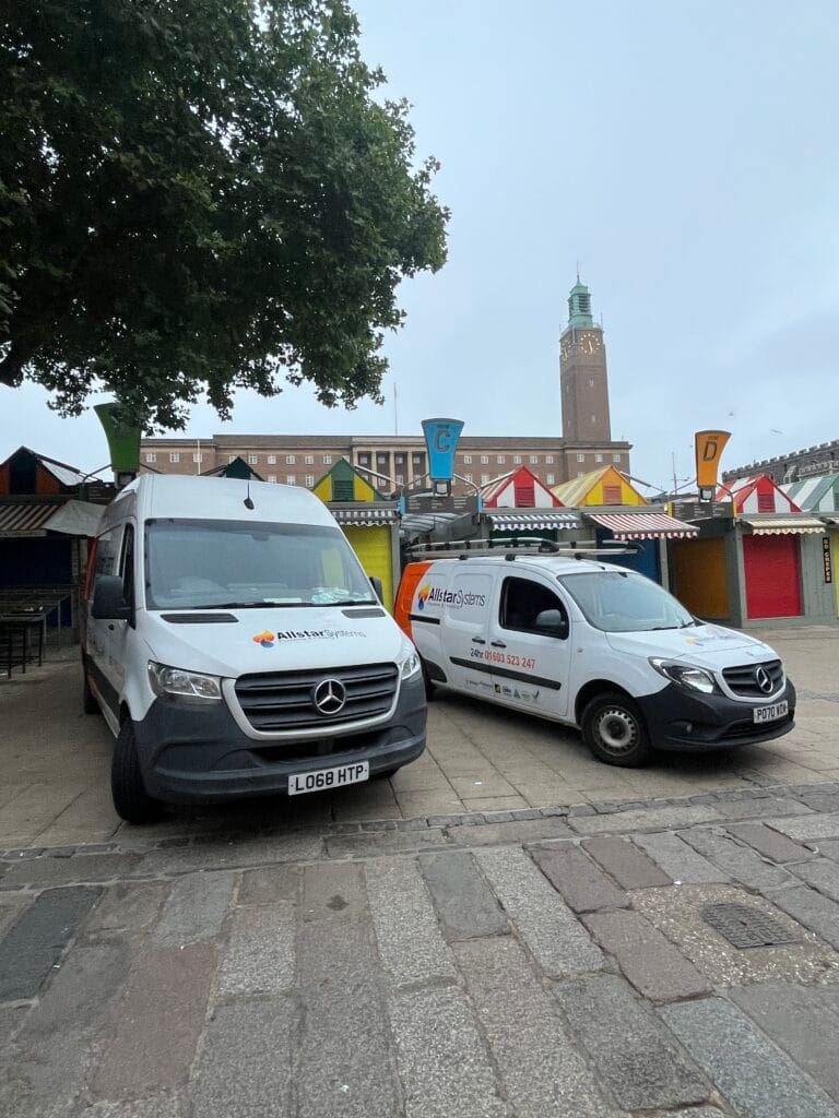 What To Look For In A Trusted Plumber In Acle | Allstar Systems Ltd Trusted plumber in Acle checking plumbing hot water and heating systems