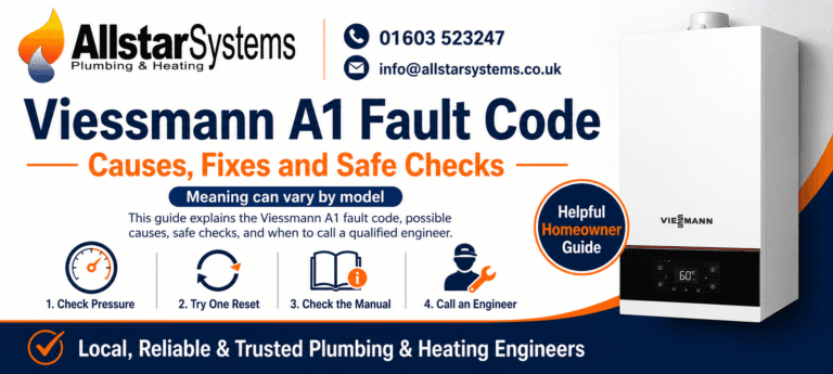 Viessmann A1 fault code guide from Allstar Systems Plumbing and Heating